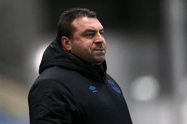 David Unsworth has been managing Oldham since September 2022. Picture: Charlotte Tattersall/Getty Images