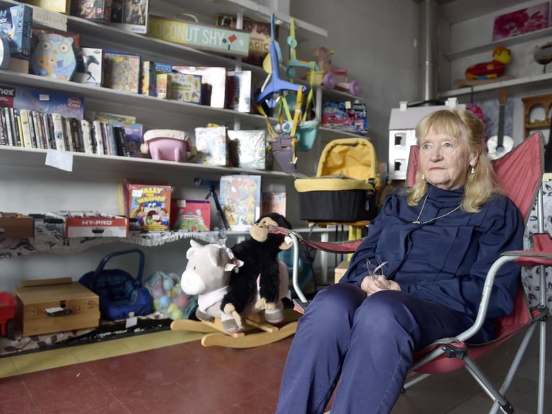 Patricia Cook (79) from Drayton, is selling her shop Haywards in Wayte Street, Cosham, having worked there for 65 years (starting at age 15).
Picture: Sarah Standing