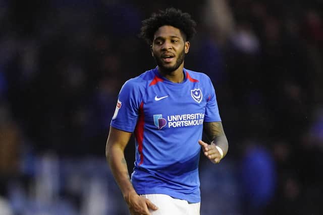 Pompey striker Ellis Harrison