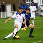 Bradley Tarbuck has joined the list of Gosport Borough injuries ahead of Tuesday's Southern Premier League trip to Salisbury. Picture: Tom Phillips