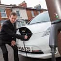 Mr Colin Martin, driving instructor EV owner and soon to receive a charging point in his road.