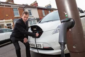 Mr Colin Martin, driving instructor EV owner and soon to receive a charging point in his road.
