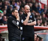Leam Richardson and Paul Cook at Pompey
