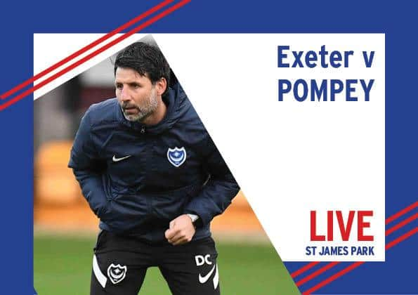 Pompey head to Exeter tonight in the Papa John's Trophy