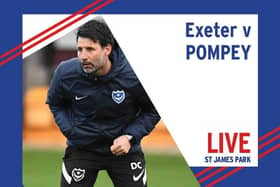 Pompey head to Exeter tonight in the Papa John's Trophy