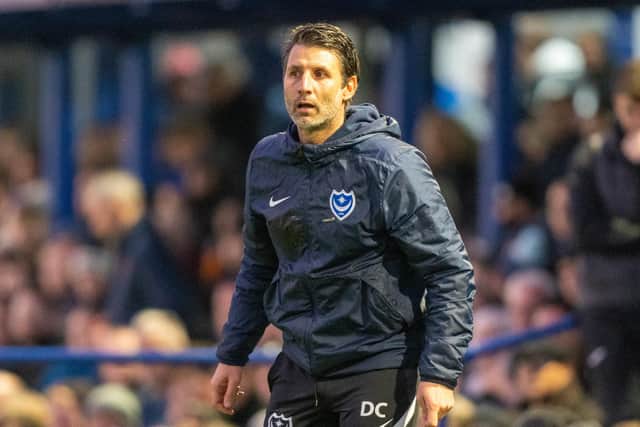 Danny Cowley has revealed that Pompey are educating their players on vaccinations in the hope of more becoming double jabbed. Picture: Stephen Flynn/ProSportsImages