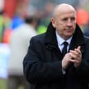 Accrington boss John Coleman.  Picture: LINDSEY PARNABY/AFP via Getty Images