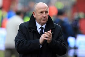 Accrington boss John Coleman.  Picture: LINDSEY PARNABY/AFP via Getty Images