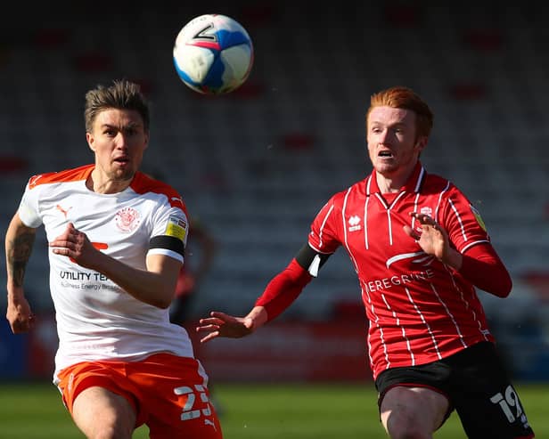 Callum Morton, right, has joined Fleetwood on loan.   Picture: Joe Portlock/Getty Images