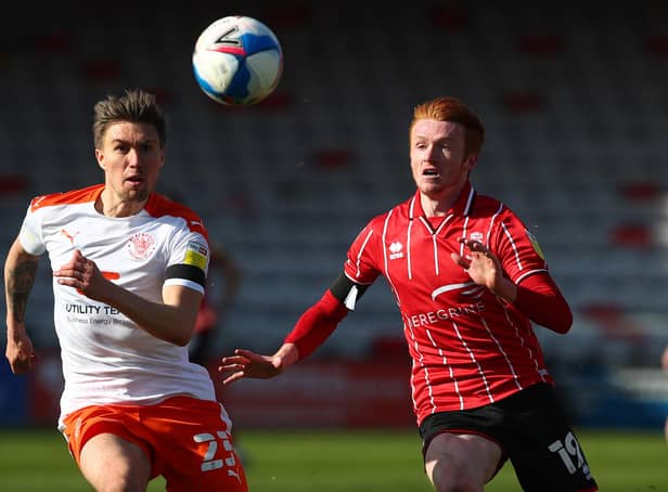 Callum Morton, right, has joined Fleetwood on loan.   Picture: Joe Portlock/Getty Images