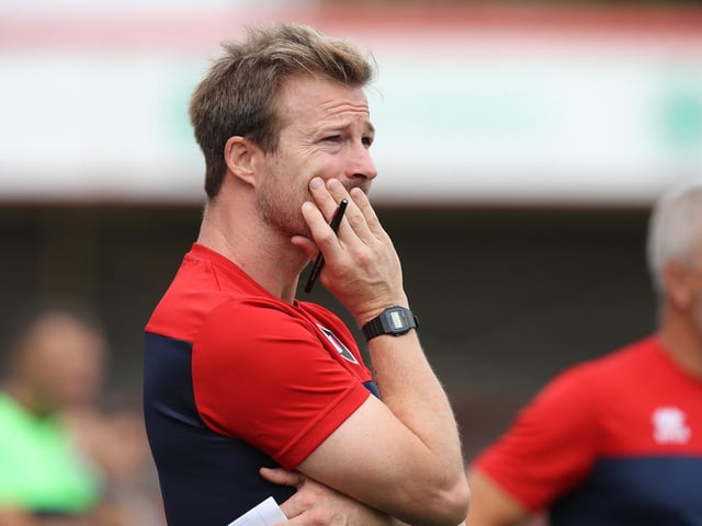 Average spell in charge: 21 months.
Longest serving manager of past 10 years: Mark Yates (December 2009 - November 2014).
Pictured above: Wade Elliott (appointed June 2022).