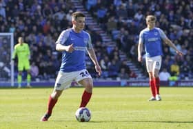 Tom Lowery returns to Pompey's side at Oxford this evening after recovering from a knee problem. Picture: Jason Brown/ProSportsImages