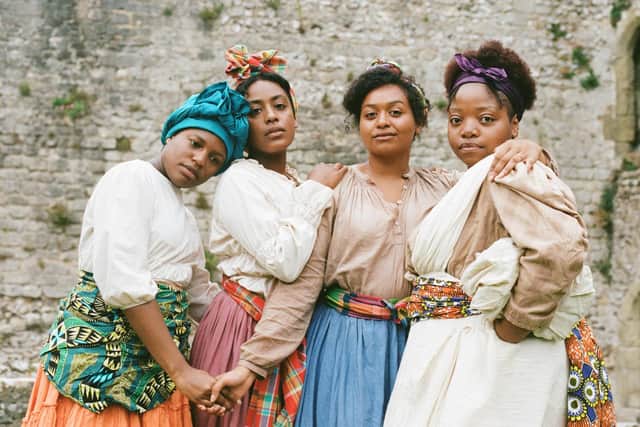 The Ancestors, filmed at Portchester Castle, is to get its premiere in the historis site's grounds on October 29, 2022. Picture by Tolu Elufowoju