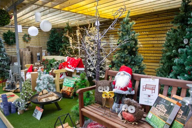 Christmas decorations at Silversprings