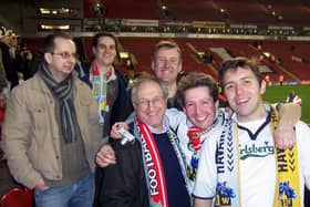 Dreams can come true - Hawks fans at Anfield in 2008. Picture: David Nicholls.