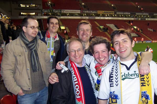 Dreams can come true - Hawks fans at Anfield in 2008. Picture: David Nicholls.