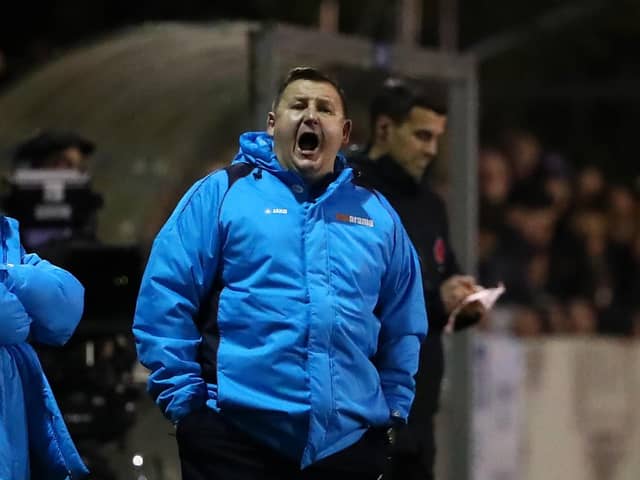 Hampton & Richmond boss Gary McCann. Picture: Clive Rose/Getty Images