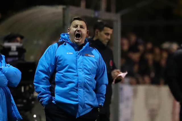 Hampton & Richmond boss Gary McCann. Picture: Clive Rose/Getty Images