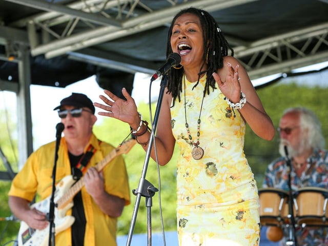 Live at the Bandstand returned to Castle Field Southsea to a start a summer of events throughout Portsmouth.Picture: Chris  Moorhouse (250524-52)