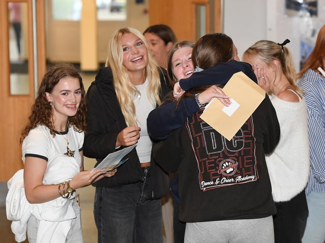 GCSE exam results day at King’s Academy Bay House in Gosport, Hampshire - 22/08/24.Please credit: Paul Jacobs/pictureexclusive.com