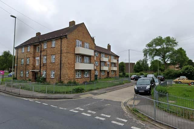 The view from Purbrook Way in Leigh Park, where water has been switched off on October 10. Picture: Google