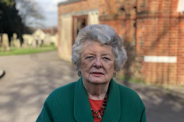 Gillian Mackenzie, from Eastbourne. Her mother, Gladys Richards, died at Gosport War Memorial Hospital in 1998. Picture: David George