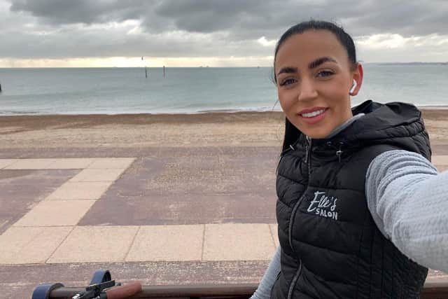 Elle Field, who runs Elle's Salon in Bedhampton
