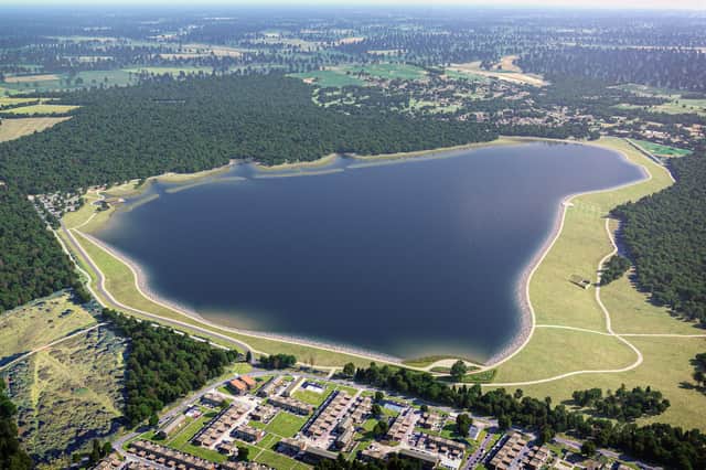 The firm has updated its plans on connecting Bedhampton Springs with Havant Thicket Reservoir. Picture – supplied.