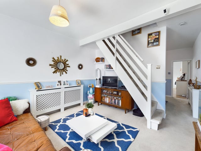 The living room of the property on sale on Londesborough Road, Southsea by Chinneck Shaw.