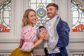 Pictured: Cinderella, Michelle Antrobus, and Prince Charming, Grant Urquhart at Queens Hotel, Southsea, Portsmouth on Tuesday 4th October 2022
Picture: Habibur Rahman