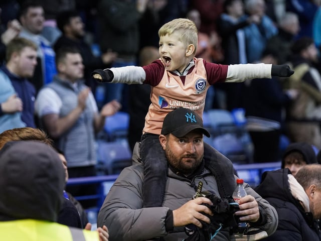 20,113 fans were packed into Fratton Park as Pompeym welcomed their biggest crowd into PO4 for more than 13 years