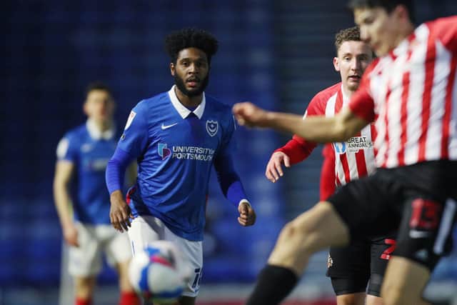 Pompey striker Ellis Harrison has been linked with a move to Bristol Rovers