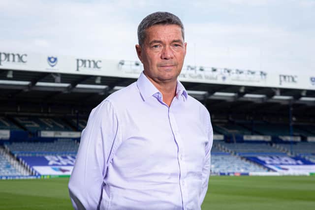 Mark Catlin, CEO of Portsmouth Football Club at Fratton Park, Portsmouth on 16 September 2020.

Picture: Habibur Rahman