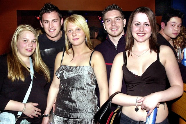 Revellers having a good time at the Bar Bluu complex, Clarendon Road, Southsea - (042347-0033)
