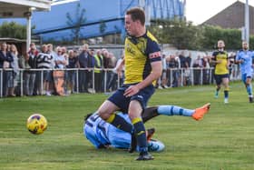 Man of the match Tom Cain. Picture: Daniel Haswell.