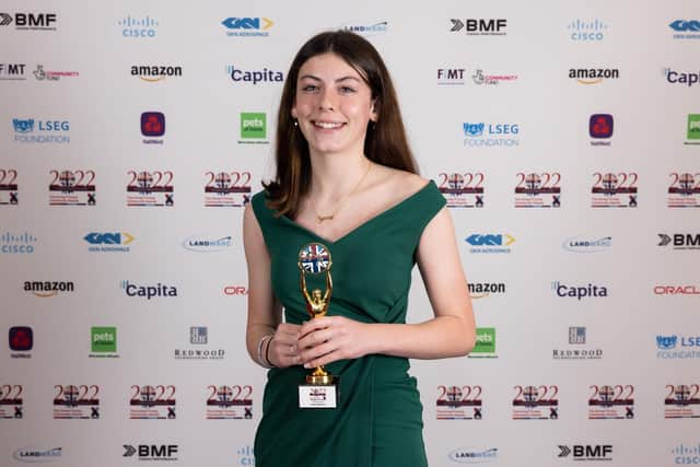 The Soldiering On Awards (SOA) recognise the outstanding achievements of those who have served our country, the diverse people and groups who work together in support of the Armed Forces Community. We aim to encourage support for this remarkable community by celebrating the achievements of the people, teams, and businesses within it.
Pictured: Seren Killpartrick has been recognised at the Soldiering On Awards in London on October 27 after raising over £100,000 for her dad's brain tumour treatment.
