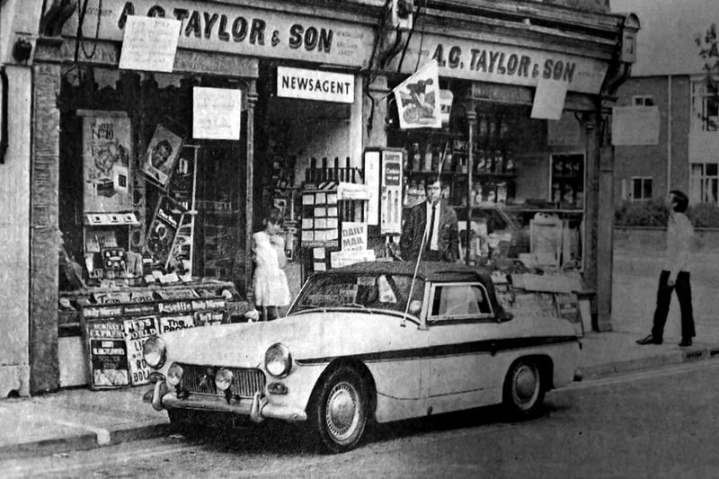 The newsagents A.G. Taylor & Son in Somers Road