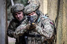 Royal Marines pictured during a training exercise. Photo: LPhot Phil Bloor.