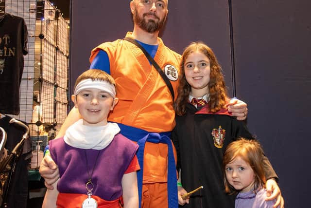 Stuart Sowerby, with children Eleanor Sowerby 9, William Sowerby, 7 and Robyn Sowerby 3
Photos by Alex Shute