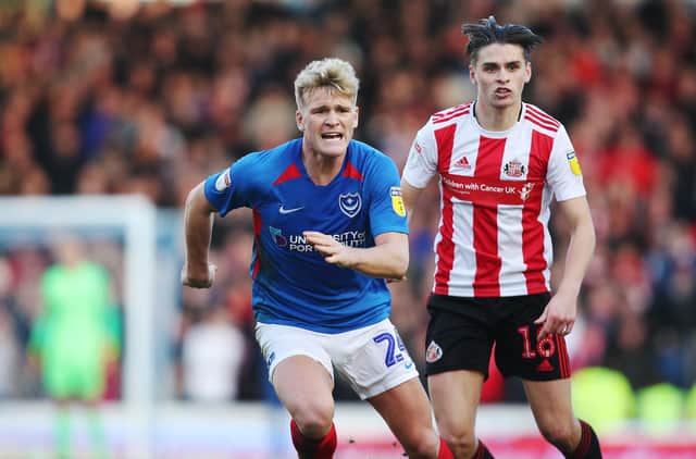Cameron McGeehan has scored twice in 15 matches during his Pompey loan spell from Barnsley. Picture: Joe Pepler