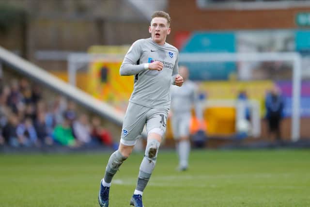 Pompey winger Ronan Curtis