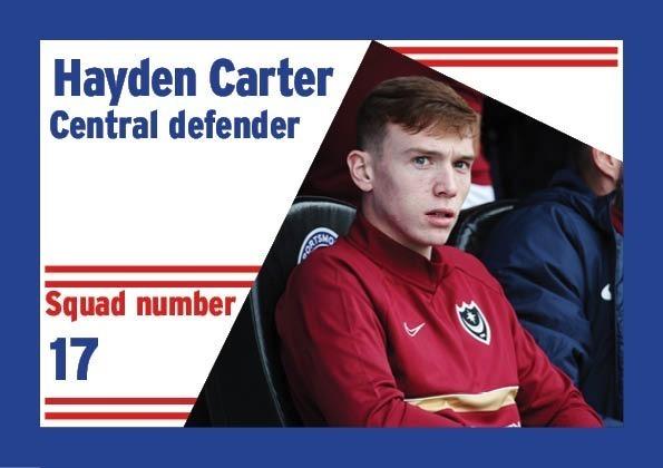 Carter has been placed in a wider right-back role in recent games but with injuries affecting Pompey's squad he might see himself return to a back three.