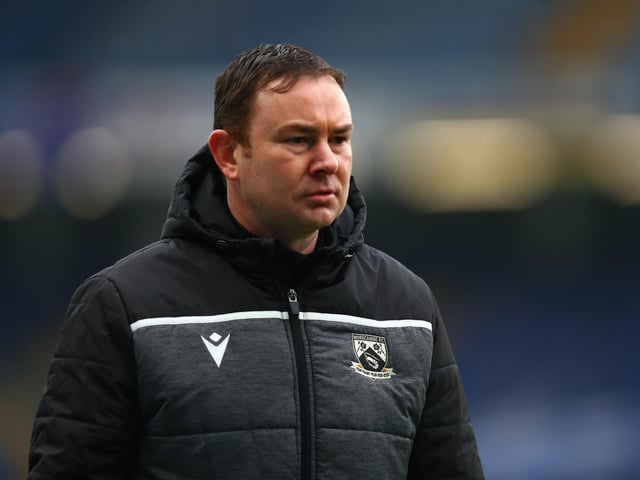 Average spell in charge: 31.5 months.
Longest serving manager of past 10 years: Jim Bentley (May 2011 - October 2019).
Pictured above: Current manager Derek Adams (appointed February 2022).
