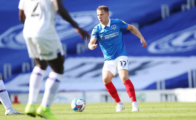 Bryn Morris has been ever-present for Pompey this season, but is not starting against Southend in the EFL Trophy. Picture: Joe Pepler