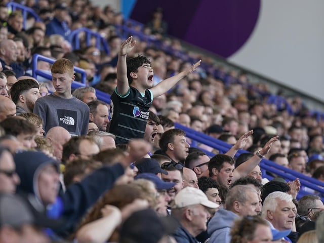 Pompey fans played a big role in carrying their team to a massive three points in their Championship survival battle against Blackburn Rovers.