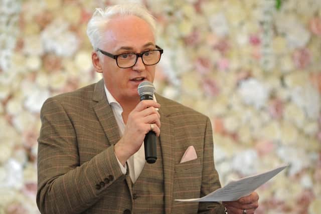 Andrew Pearce pictured at a fashion show. Picture: Ian Hargreaves  (240219-15)