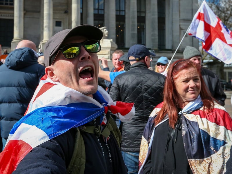 UKIP supporters make their voice heard. Picture: Chris Moorhouse (150325-073)