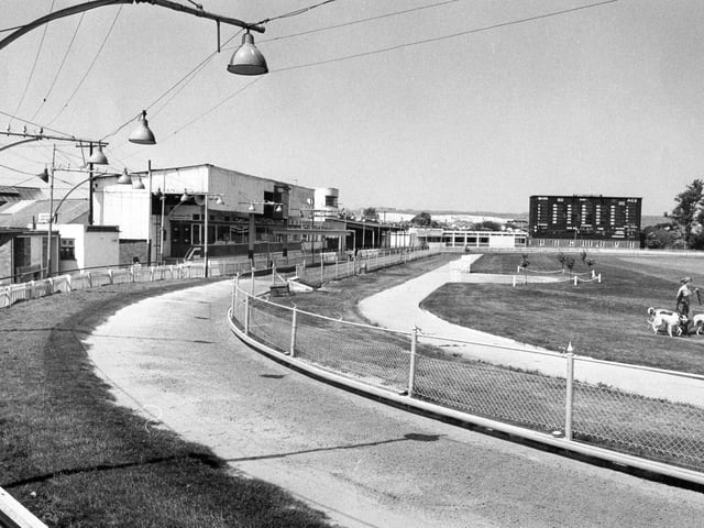 Portsmouth Greyhound Stadium in Tipner, June 1976 PP5257