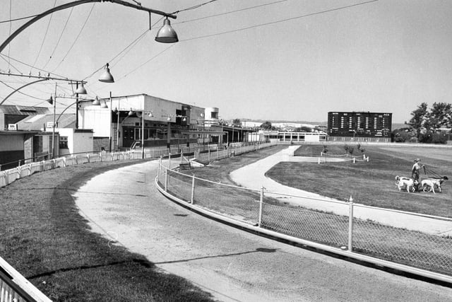 Portsmouth Greyhound Stadium in Tipner, June 1976 PP5257