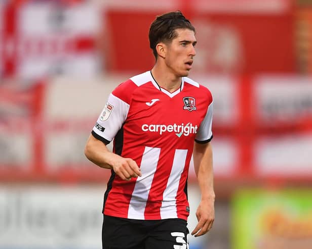 Exeter wing-back Josh Key   Picture:  Harry Trump/Getty Images